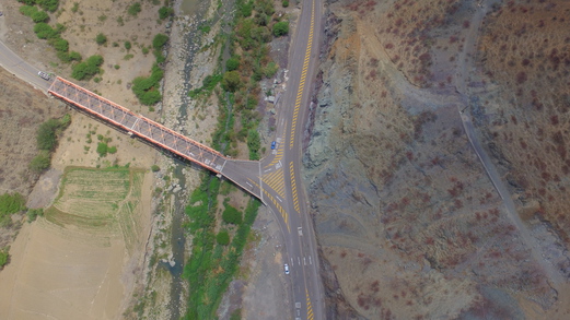 Carretera de la concesión Convial Sierra Norte